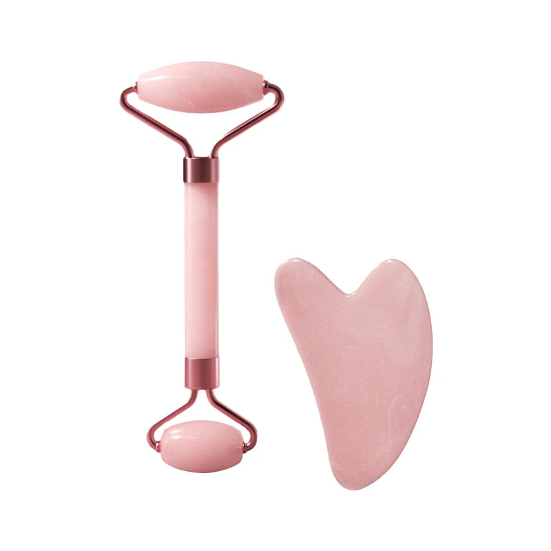 Gua-sha et rouleau visage