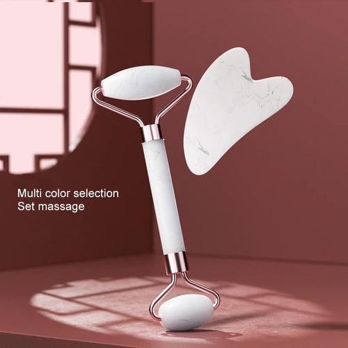 Gua-sha et rouleau visage