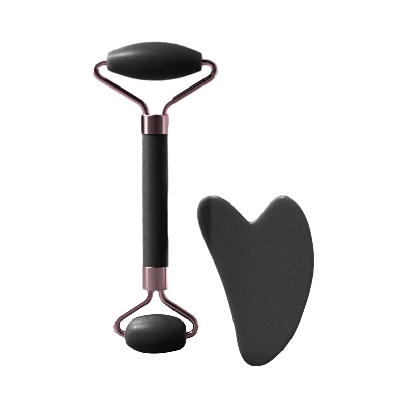 Gua-sha et rouleau visage